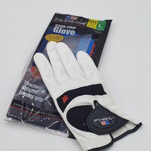 U.S. Kids Golf Right Hand Good-Grip Leather Golf Glove, Youth Large
